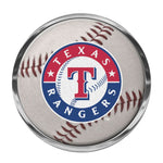 Wholesale-Texas Rangers Chrome Metal Domed Emblem