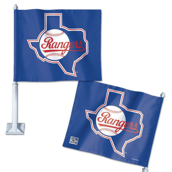 Wholesale-Texas Rangers / Cooperstown Car Flag 11.75" x 14"