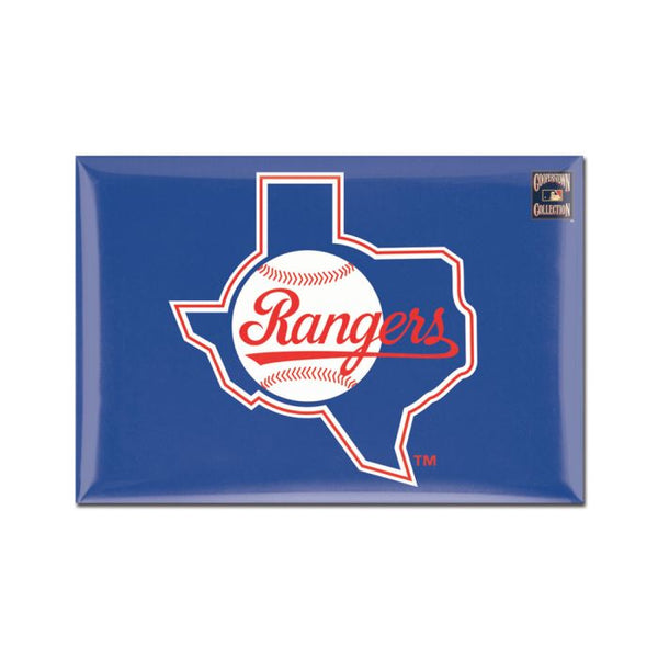 Wholesale-Texas Rangers / Cooperstown Metal Magnet 2.5" x 3.5"