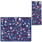 Wholesale-Texas Rangers / Cooperstown Scatter Print Fan Wraps