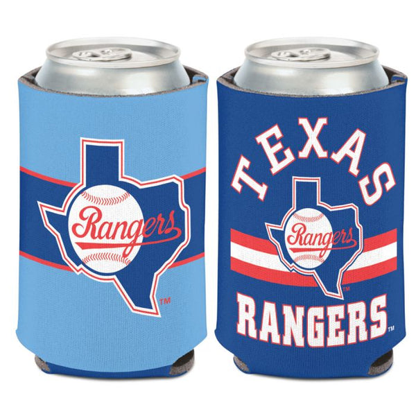 Wholesale-Texas Rangers / Cooperstown striped Can Cooler 12 oz.