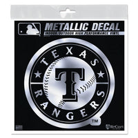 Wholesale-Texas Rangers Decal Metallic 6" x 6"