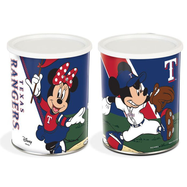 Wholesale-Texas Rangers / Disney Mickey &amp; Minnie Gift Tin 1 Gallon