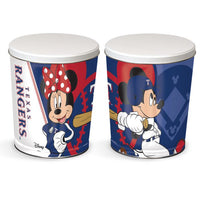 Wholesale-Texas Rangers / Disney Mickey &amp; Minnie Gift Tin tapered 3 gallon