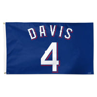 Wholesale-Texas Rangers Flag - Deluxe 3' X 5' Khris Davis