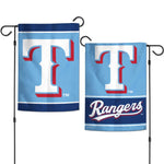 Wholesale-Texas Rangers Garden Flags 2 sided 12.5" x 18"