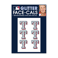 Wholesale-Texas Rangers Glitter Tattoo 6 Pack