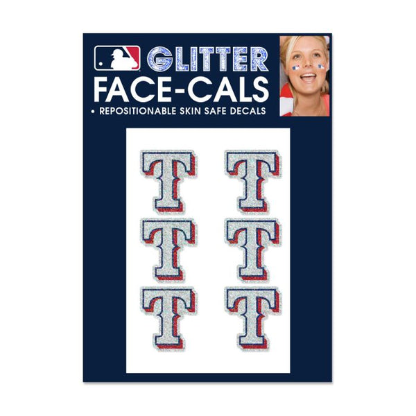 Wholesale-Texas Rangers Glitter Tattoo 6 Pack