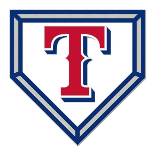 Wholesale-Texas Rangers HOME PLATE Collector Enamel Pin Jewelry Card