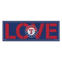 Wholesale-Texas Rangers LOVE Wood Sign 8"x23" 1/4" thick