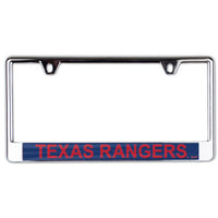 Wholesale-Texas Rangers Lic Plate Frame B/O Printed