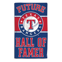 Wholesale-Texas Rangers / Littlest Fan MLB FUTURE HALL OF FAMER Burp Cloth 10" x 17"