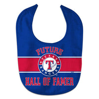Wholesale-Texas Rangers / Littlest Fan MLB Future Hall of Famer All Pro Baby Bib