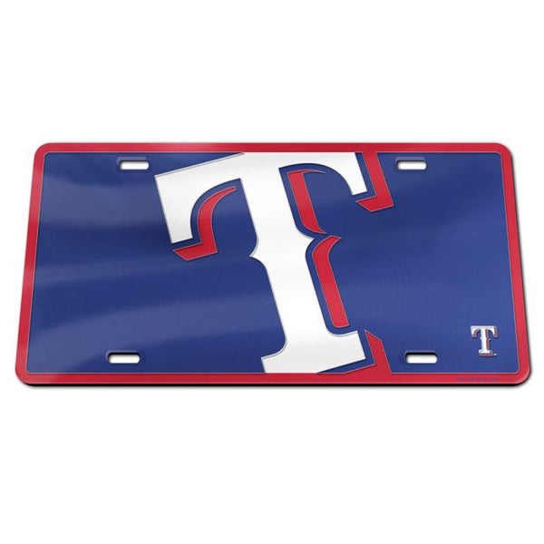 Wholesale-Texas Rangers MEGA Specialty Acrylic License Plate