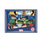 Wholesale-Texas Rangers / Marvel (c) 2021 MARVEL Metal Magnet 2.5" x 3.5"