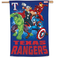 Wholesale-Texas Rangers / Marvel (c) 2021 MARVEL Vertical Flag 28" x 40"