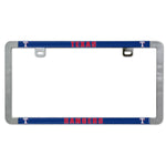 Wholesale-Texas Rangers Metal Lic. Plate Frame Slim