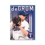 Wholesale-Texas Rangers Metal Magnet 2.5" x 3.5" Jacob deGrom