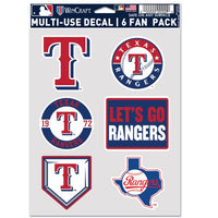 Wholesale-Texas Rangers Multi Use 6 Fan Pack