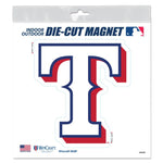 Wholesale-Texas Rangers Outdoor Magnets 6" x 6"