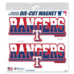 Wholesale-Texas Rangers Outdoor Magnets 6" x 6"