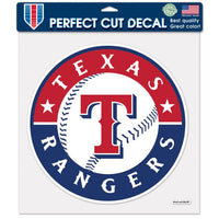 Wholesale-Texas Rangers Perfect Cut Color Decal 12" x 12"