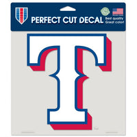 Wholesale-Texas Rangers Perfect Cut Color Decal 8" x 8"