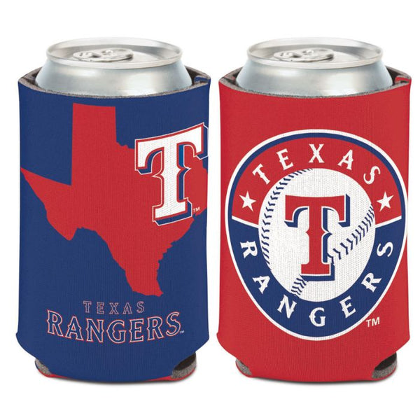 Wholesale-Texas Rangers STATE SHAPE Can Cooler 12 oz.