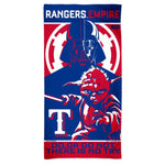 Wholesale-Texas Rangers / Star Wars YODA &amp; DARTH VADAR Spectra Beach Towel 30" x 60"