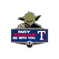 Wholesale-Texas Rangers / Star Wars Yoda Collector Pin Jewelry Card