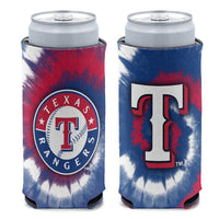 Wholesale-Texas Rangers TIE DYE 12 oz Slim Can Cooler