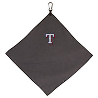 Wholesale-Texas Rangers Towel - Grey Microfiber 15" x 15"