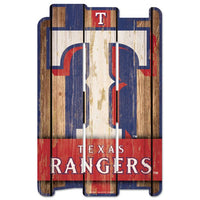 Wholesale-Texas Rangers Wood Fence Sign