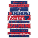 Wholesale-Texas Rangers Wood Sign 11" x 17" 1/4" thick