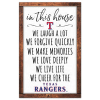 Wholesale-Texas Rangers Wood Sign 11" x 17" 1/4" thick