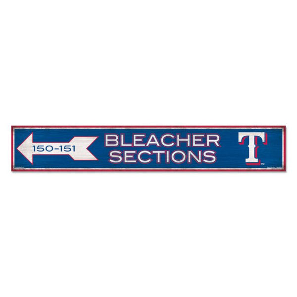 Wholesale-Texas Rangers Wood Sign 6"x36" 3/8" thick