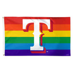 Wholesale-Texas Rangers pride Flag - Deluxe 3' X 5'