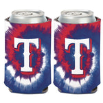 Wholesale-Texas Rangers tie dye Can Cooler 12 oz.