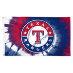 Wholesale-Texas Rangers tie dye Flag - Deluxe 3' X 5'