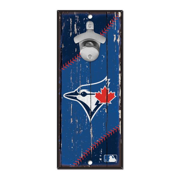 Wholesale-Toronto Blue Jays Bottle Opener Sign 5x11