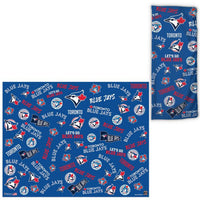 Wholesale-Toronto Blue Jays / Cooperstown Scatter Print Fan Wraps