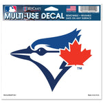 Wholesale-Toronto Blue Jays Multi-Use Decal -Clear Bckrgd 5" x 6"