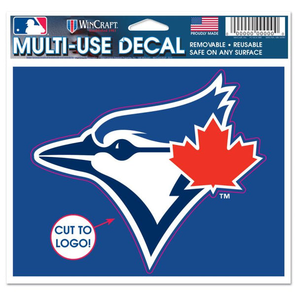 Wholesale-Toronto Blue Jays Multi-Use Decal - cut to logo 5" x 6"