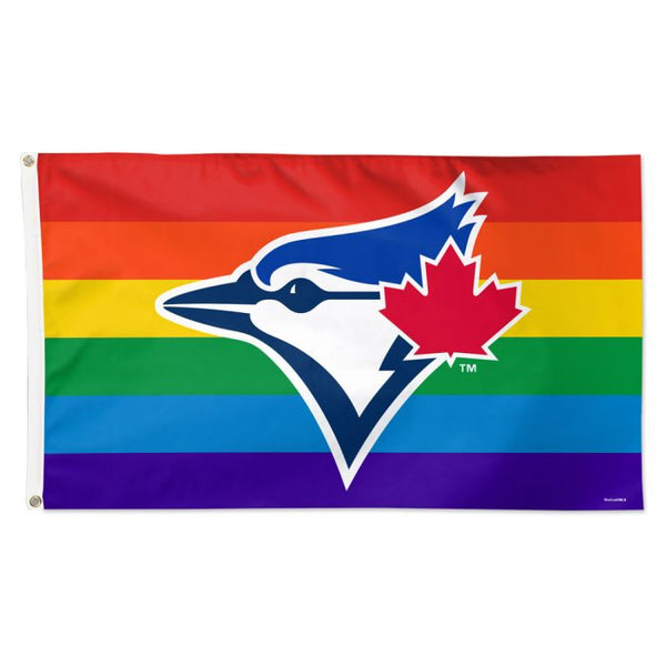 Wholesale-Toronto Blue Jays Pride Flag - Deluxe 3' X 5'