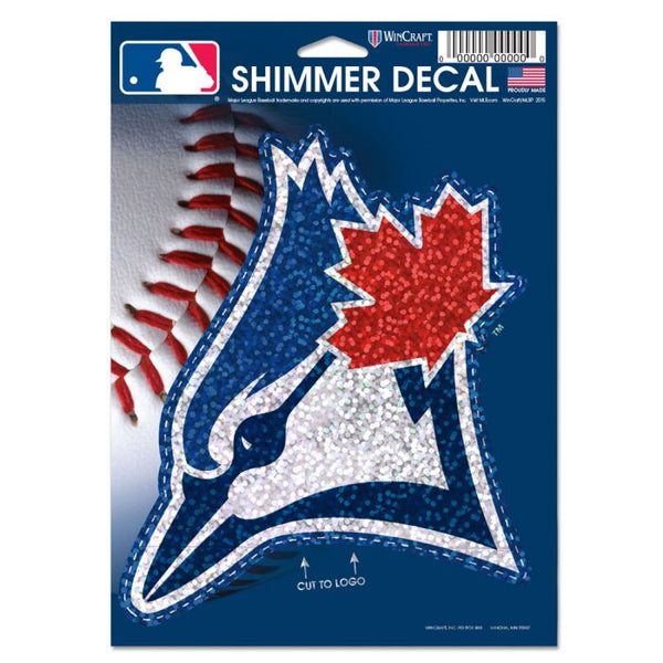 Wholesale-Toronto Blue Jays Shimmer Decals 5" x 7"
