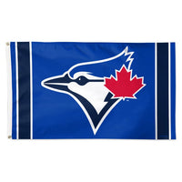 Wholesale-Toronto Blue Jays V STRIPE Flag - Deluxe 3' X 5'