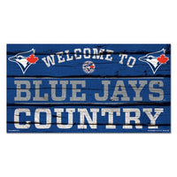 Wholesale-Toronto Blue Jays Wood Sign 13"x24" 1/4" thick