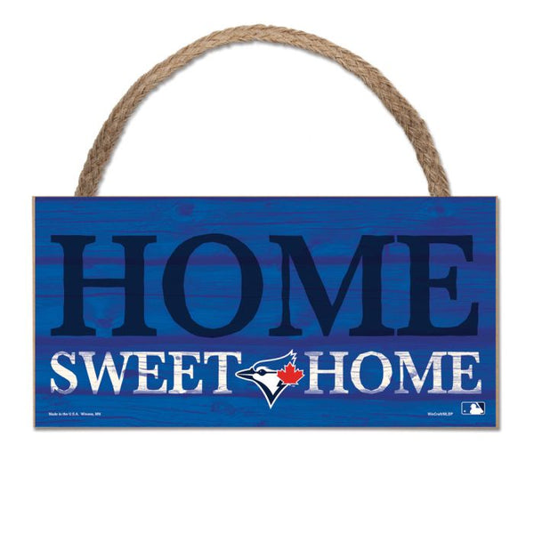 Wholesale-Toronto Blue Jays Wood Sign w/Rope 5" x 10"