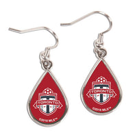 Wholesale-Toronto FC Earrings Jewelry Carded Tear Drop