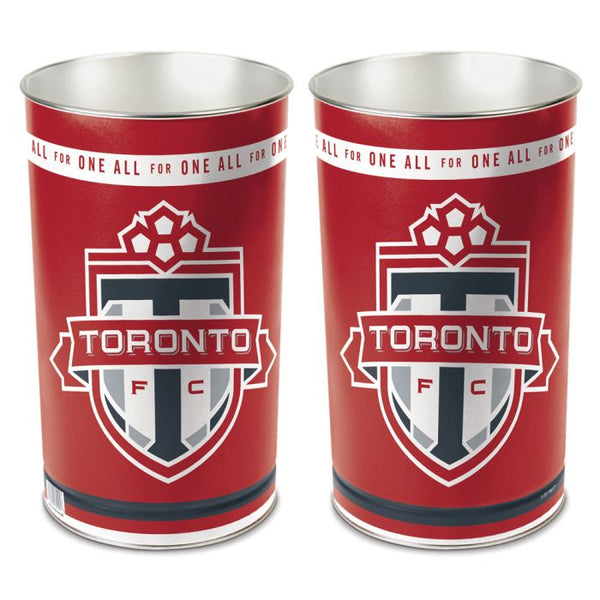 Wholesale-Toronto FC Wastebasket - tapered 15"H